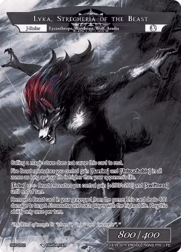 Lyka, Stregheria of Beasts // Lyka, Stregheria of the Beast (Uber Rare) (SEC-002), Thoth of the Trinity — Force of Will card price