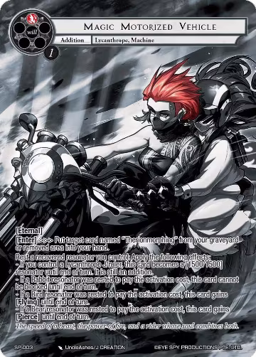 Magic Motorized Vehicle (Uber Rare) (SP-003), Thoth of the Trinity — Force of Will card price