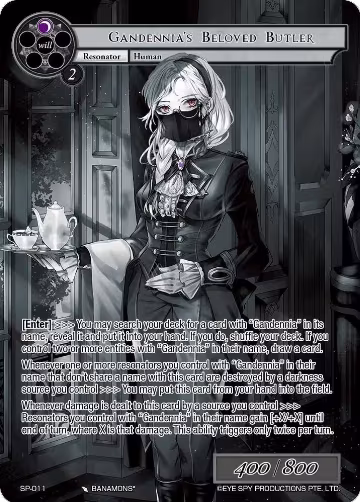 Gandennia's Beloved Butler (Uber Rare) (SP-011), Thoth of the Trinity — Force of Will card price