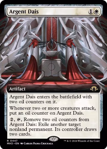 Argent Dais (Extended Art) (447), Modern Horizons 3 — Magic card price