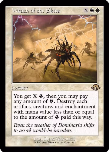 Wrath of the Skies (Retro Frame) (397), Modern Horizons 3 — Magic card price