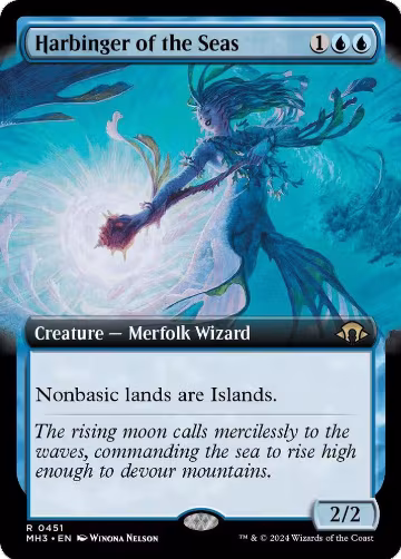 Harbinger of the Seas (Extended Art) (451), Modern Horizons 3 — Magic card price