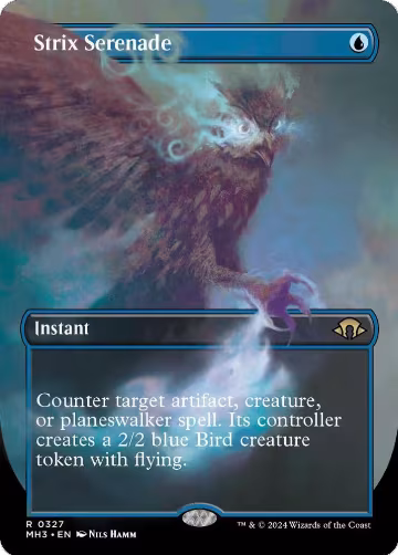 Strix Serenade (Borderless) (327), Modern Horizons 3 — Magic card price