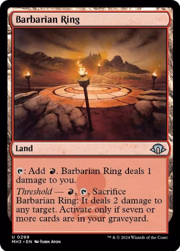Barbarian Ring (299), Modern Horizons 3 — Magic card price