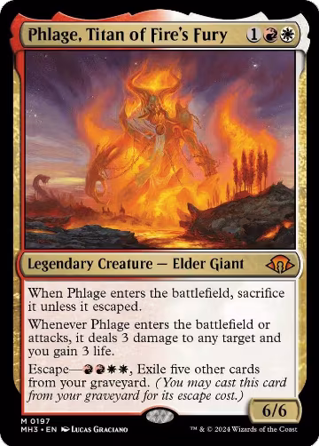 Phlage, Titan of Fire's Fury (197), Modern Horizons 3 — Magic card price