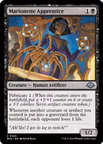 Marionette Apprentice (100), Modern Horizons 3 — Magic card price