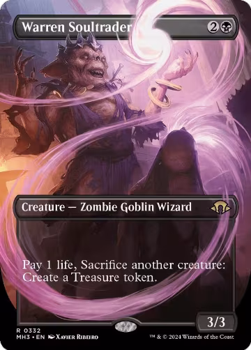 Warren Soultrader (Borderless) (332), Modern Horizons 3 — Magic card price