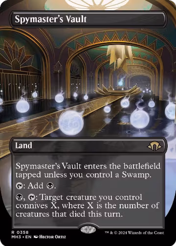 Spymaster's Vault (Borderless) (358), Modern Horizons 3 — Magic card price
