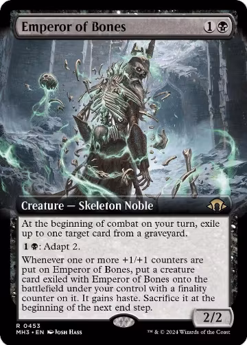 Emperor of Bones (Extended Art) (453), Modern Horizons 3 — Magic card price
