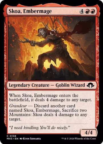 Skoa, Embermage (138), Modern Horizons 3 — Magic card price