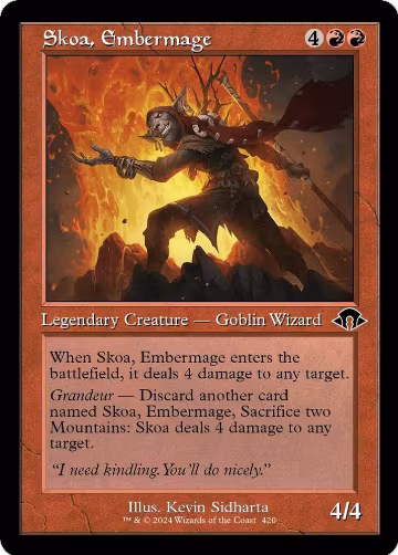 Skoa, Embermage (Retro Frame) (420), Modern Horizons 3 — Magic card price