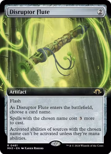 Disruptor Flute (Extended Art) (461), Modern Horizons 3 — Magic card price