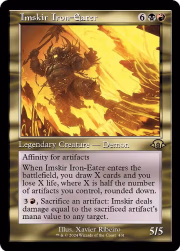Imskir Iron-Eater (Retro Frame) (431), Modern Horizons 3 — Magic card price