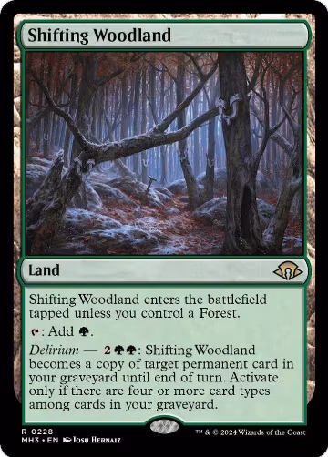 Shifting Woodland (228), Modern Horizons 3 — Magic card price