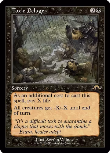 Toxic Deluge (Retro Frame) (412), Modern Horizons 3 — Magic card price