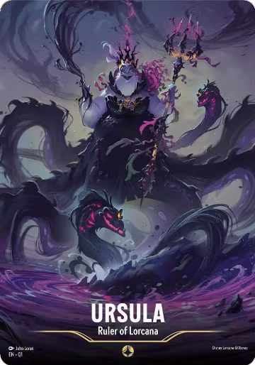 Ursula - Ruler of Lorcana (Oversized) — card price