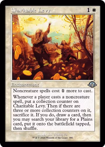 Charitable Levy (Retro Frame) (390), Modern Horizons 3 — Magic card price