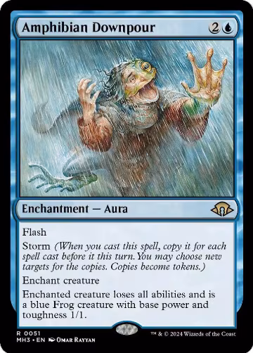 Amphibian Downpour (51), Modern Horizons 3 — Magic card price