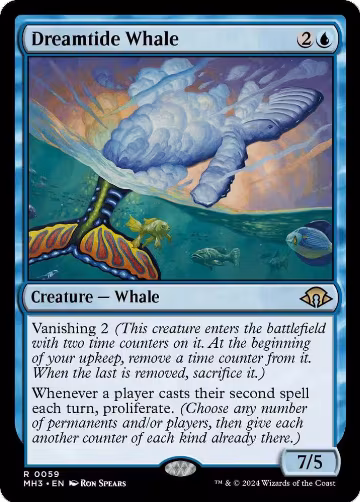 Dreamtide Whale (59), Modern Horizons 3 — Magic card price
