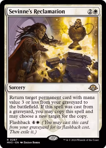 Sevinne's Reclamation (267), Modern Horizons 3 — Magic card price