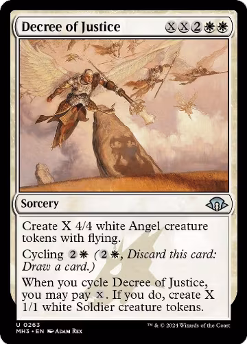 Decree of Justice (263), Modern Horizons 3 — Magic card price