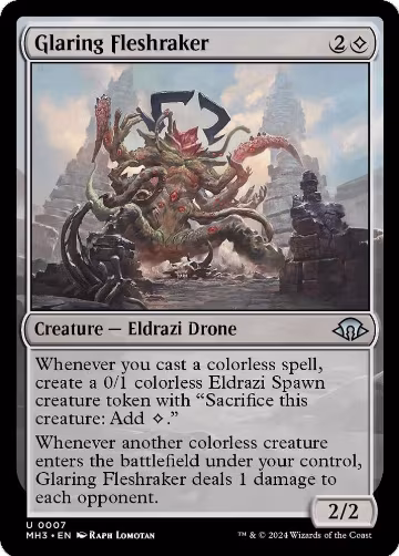 Glaring Fleshraker (7), Modern Horizons 3 — Magic card price