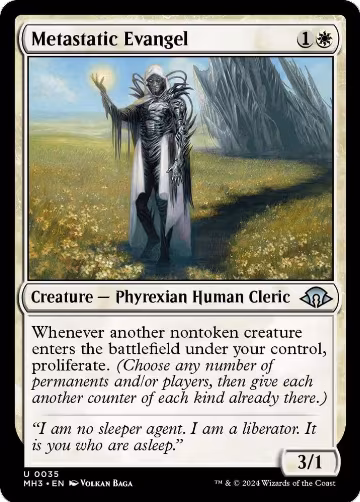 Metastatic Evangel (35), Modern Horizons 3 — Magic card price