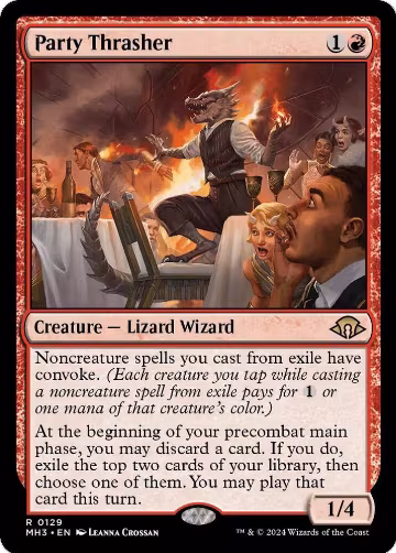 Party Thrasher (129), Modern Horizons 3 — Magic card price
