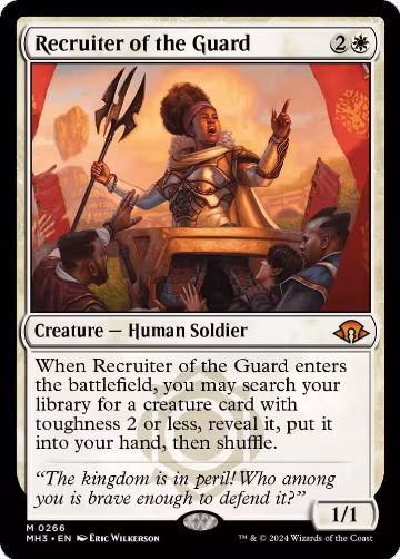 Recruiter of the Guard (266), Modern Horizons 3 — Magic card price