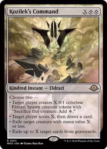 Kozilek's Command (11), Modern Horizons 3 — Magic card price