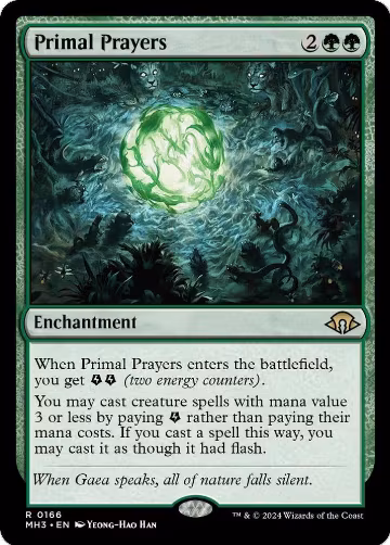 Primal Prayers (166), Modern Horizons 3 — Magic card price