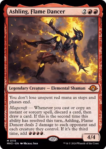 Ashling, Flame Dancer (115), Modern Horizons 3 — Magic card price