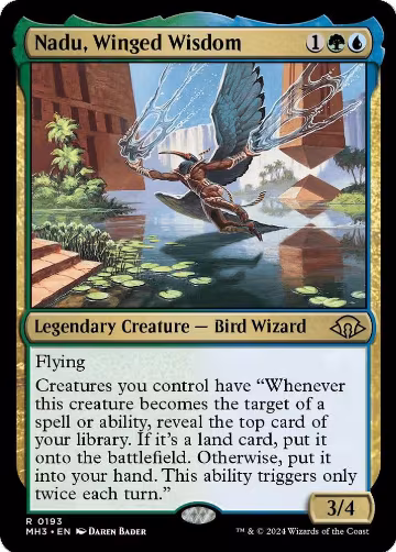 Nadu, Winged Wisdom (193), Modern Horizons 3 — Magic card price