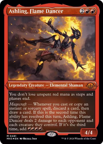 Ashling, Flame Dancer (Foil Etched) (481), Modern Horizons 3 — Magic card price
