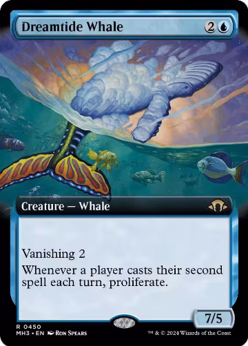 Dreamtide Whale (Extended Art) (450), Modern Horizons 3 — Magic card price