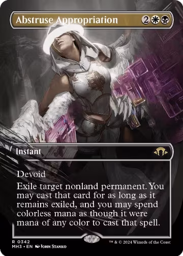 Abstruse Appropriation (Borderless) (342), Modern Horizons 3 — Magic card price