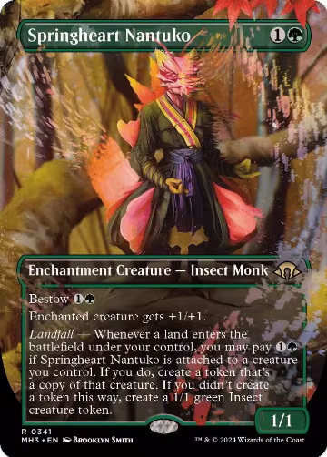Springheart Nantuko (Borderless) (341), Modern Horizons 3 — Magic card price