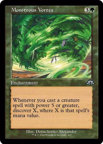 Monstrous Vortex (Retro Frame) (427), Modern Horizons 3 — Magic card price