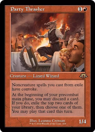 Party Thrasher (Retro Frame) (419), Modern Horizons 3 — Magic card price