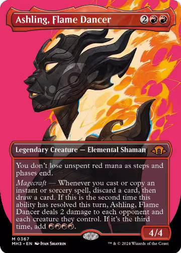 Ashling, Flame Dancer (Borderless) (367), Modern Horizons 3 — Magic card price