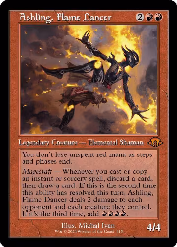 Ashling, Flame Dancer (Retro Frame) (415), Modern Horizons 3 — Magic card price
