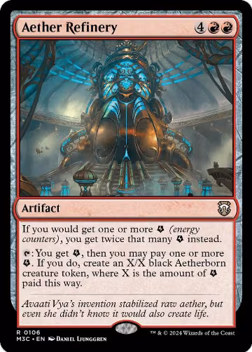 Aether Refinery (106), Commander: Modern Horizons 3 — Magic card price