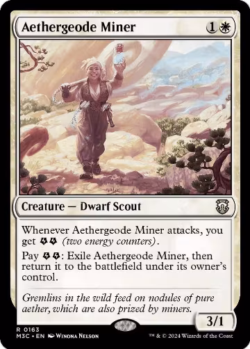 Aethergeode Miner (163), Commander: Modern Horizons 3 — Magic card price