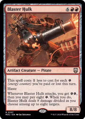Blaster Hulk (107), Commander: Modern Horizons 3 — Magic card price