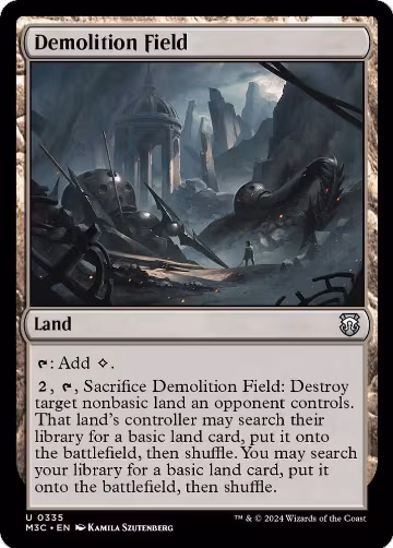 Demolition Field (335), Commander: Modern Horizons 3 — Magic card price