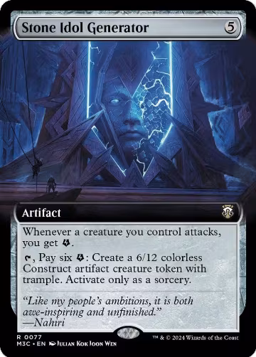 Stone Idol Generator (Extended Art) (77), Commander: Modern Horizons 3 — Magic card price