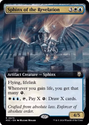 Sphinx of the Revelation (Extended Art) (75), Commander: Modern Horizons 3 — Magic card price