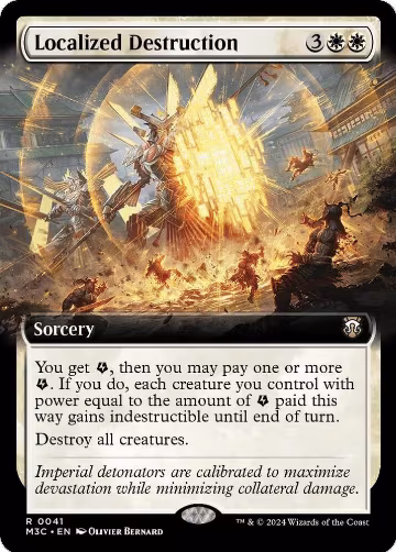 Localized Destruction (Extended Art) (41), Commander: Modern Horizons 3 — Magic card price