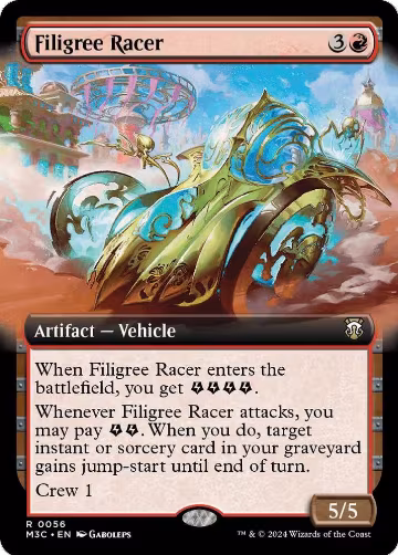 Filigree Racer (Extended Art) (56), Commander: Modern Horizons 3 — Magic card price