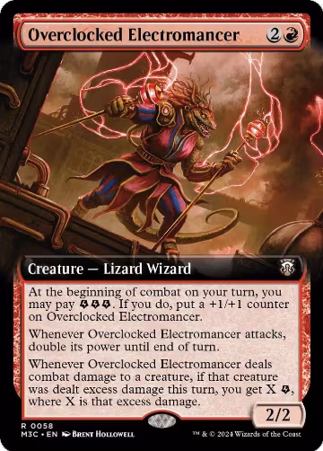 Overclocked Electromancer (Extended Art) (58), Commander: Modern Horizons 3 — Magic card price